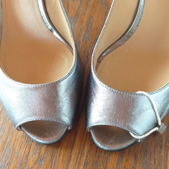 Brand New Sergio Rossi Peep Toe Heels / Stilettos - Picture 5 of 10